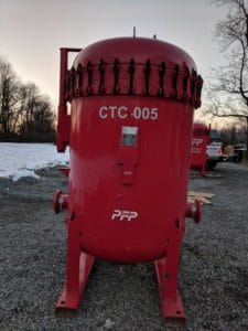 Jet fuel clay treater