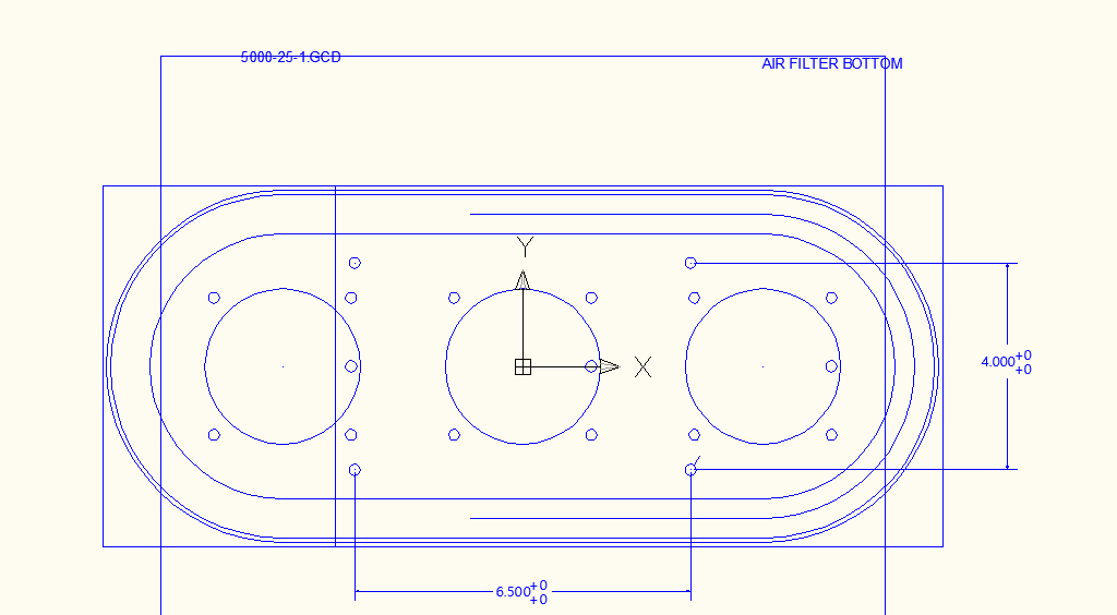 Throttle body air filter base